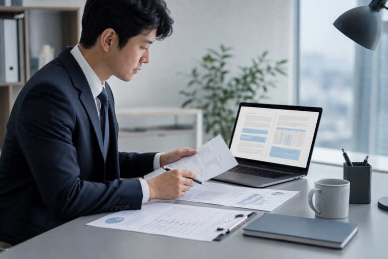 AI로 PDF 문서를 요약하고 수치와 출처를 확인하는 모습
